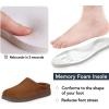 imageRockDove Mens SoftStride Faux Suede Memory Foam Mule Slipper with Indoor Outdoor SoleTan
