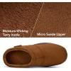 imageRockDove Mens SoftStride Faux Suede Memory Foam Mule Slipper with Indoor Outdoor SoleTan