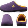 imageRockDove Mens Original TwoTone Memory Foam SlipperPurpleGold
