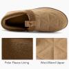 imageRockDove Womens Knit Cuff Closed Back SlipperCaramel
