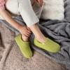 imageRockDove Womens Teddy Fleece Closed Back Indoor SlipperGreen