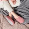 imageRockDove Womens Teddy Fleece Closed Back Indoor SlipperLight Pink