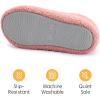 imageRockDove Womens Teddy Fleece Closed Back Indoor SlipperLight Pink