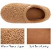 imageRockDove Womens Teddy Fleece Closed Back Indoor SlipperTan