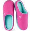 imageRockDove Womens Original TwoTone Memory Foam SlipperHot PinkMint