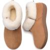 imageRockDove Womens Sierra Faux Leather Bootie SlipperTan