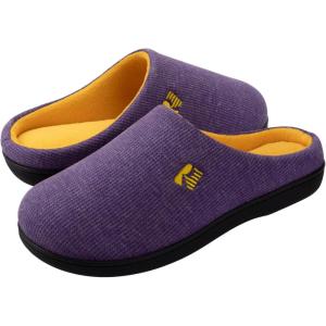 imageRockDove Mens Original TwoTone Memory Foam SlipperPurpleGold