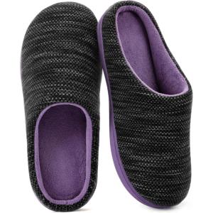 imageRockDove Womens Birdseye Knit Memory Foam SlipperPurple