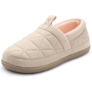 imageRockDove Womens Knit Cuff Closed Back SlipperFlash