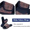 imageRockDove Mens Adjustable Wrap Memory Foam Slide SlipperNavyOrange