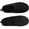 imageRockDove Mens TrailTherm Quilted Memory Foam Indoor Oudoor Camp SlipperBlack