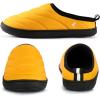 imageRockDove Mens TrailTherm Quilted Memory Foam Indoor Oudoor Camp SlipperYellow