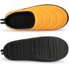 imageRockDove Mens TrailTherm Quilted Memory Foam Indoor Oudoor Camp SlipperYellow