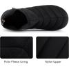 imageRockDove Mens Alpinz Puffer Bootie Slipper with Memory FoamBlack
