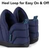 imageRockDove Mens Alpinz Puffer Bootie Slipper with Memory FoamNavy Blue