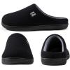 imageRockDove Set of 2 Pairs  Mens Original TwoTone Memory Foam Slipper Size 1112Men BlackGrey Womens Original TwoTone Memory Foam Slipper Size 910 Women GreyPink