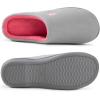 imageRockDove Set of 2 Pairs  Mens Original TwoTone Memory Foam Slipper Size 1112Men BlackGrey Womens Original TwoTone Memory Foam Slipper Size 910 Women GreyPink