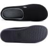 imageRockDove Set of 2 Pairs  Mens Original TwoTone Memory Foam Slipper Size 1112Men BlackGrey Womens Original TwoTone Memory Foam Slipper Size 910 Women GreyPink