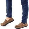 imageRockDove Set of 2 Pairs  US Size 11 Mens Alexander Flannel Lined Loafer Slipper Coffee and Charcoal