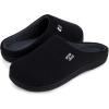 imageRockDove Set of 2 Pairs  US Size 1112 Womens Original TwoTone Slipper BlackGrey Womens Nomad Faux Shearling Slipper Dark Grey