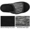 imageRockDove Set of 2 Pairs  US Size 8 Mens Adjustable Wrap Memory Foam Slide Slipper Black Mens Pierside ColorBlocking FlipFlop Orange