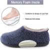 imageRockDove Set of 2 Pairs Mens Original TwoTone Memory Foam SlipperBlueMaize Mens Nomad Slipper with Memory FoamNavy