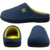 imageRockDove Set of 2 Pairs Mens Original TwoTone Memory Foam SlipperBlueMaize Mens Nomad Slipper with Memory FoamNavy