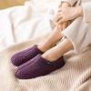 imageRockDove Set of 3 Pairs Womens Teddy Fleece Closed Back Indoor Slipper Eggplant  Dark Gray  Light Gray 56 US