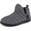 imageRockDove Mens Alpinz Puffer Bootie Slipper with Memory FoamDark Grey