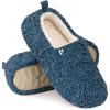 imageRockDove Womens Faux Shearling Closed Back Slipper with Memory FoamLake Blue