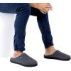 imageRockDove Set of 2 Pairs  Mens Original TwoTone Memory Foam Slipper Size 105 Men Dark Grey Womens Original TwoTone Memory Foam Slipper Size 78 Women Dark NavyFuchsia