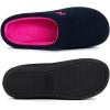 imageRockDove Set of 2 Pairs  Mens Original TwoTone Memory Foam Slipper Size 105 Men Dark Grey Womens Original TwoTone Memory Foam Slipper Size 78 Women Dark NavyFuchsia