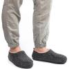 imageRockDove Set of 2 Pairs  Size 1314 Mens Original TwoTone Memory Foam Slipper Black ampamp Mens Nomad Slipper Black