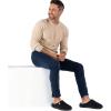 imageRockDove Set of 2 Pairs  Size 1314 Mens Original TwoTone Memory Foam Slipper Black ampamp Mens Nomad Slipper Black