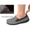 imageRockDove Set of 2 Pairs  US Size 12 Mens SILVADUR Tweed Memory Foam Moc Slipper Coffee Mens Sherpa Lined SILVADUR Memory Foam Moc Slipper Slate Grey