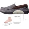 imageRockDove Set of 2 Pairs  US Size 12 Mens SILVADUR Tweed Memory Foam Moc Slipper Coffee Mens Sherpa Lined SILVADUR Memory Foam Moc Slipper Slate Grey
