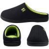imageRockDove Set of 2 Pairs  US Size 78 Mens Original TwoTone Memory Foam Slipper Black Mens Campground Memory Foam Down Slipper Oriole