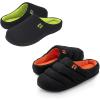 imageRockDove Set of 2 Pairs  US Size 78 Mens Original TwoTone Memory Foam Slipper Black Mens Campground Memory Foam Down Slipper Oriole