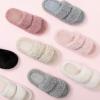 imageRockDove Womens Pluffie Chic Open Toe Faux Fur Slippers with Memory Foam Cozy House Shoes for Indoor Outdoor WearLight Pink