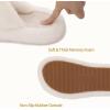 imageRockDove Womens Furrie Faux Fur Slide Slippers with Memory Foam Stylish House Shoes for IndoorOutdoor WearBeige Cross