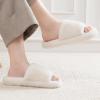 imageRockDove Womens Furrie Faux Fur Slide Slippers with Memory Foam Stylish House Shoes for IndoorOutdoor WearBlack