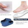 imageRockDove Mens Campground Memory Foam Down SlipperIndigoBlack