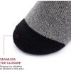 imageRockDove Mens Thick Knit Cashmere Crew SocksGreengreycoffee