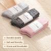 imageRockDove Womens Cashmere Knit Calf Warm Stretchy SocksBlackgraypink