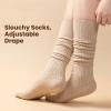 imageRockDove Womens Cashmere Slouch Brushed Relaxed SocksBeige