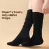 imageRockDove Womens Cashmere Slouch Brushed Relaxed SocksBlack