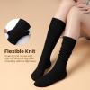 imageRockDove Womens Cashmere Slouch Brushed Relaxed SocksBlack
