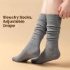 imageRockDove Womens Cashmere Slouch Brushed Relaxed SocksGray
