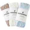 imageRockDove Womens CloudSoft SocksWhitegraykhaki