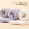 imageRockDove Womens Wool Cashmere Calf SocksGraywhitelavender